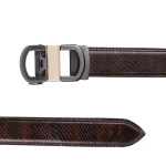 Men Textured Leather Belt